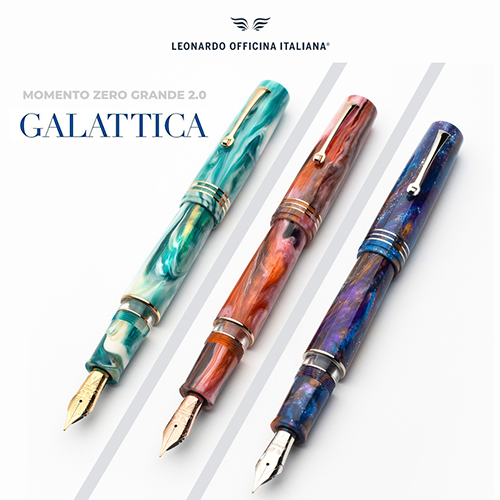 Leonardo Officina Italiana Momento Zero Grande 2.0 Galattica Universe fountain pen